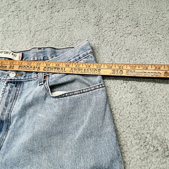 Levi's 560 Blue Jeans‎ Mens 38x32 Comfort Fit Baggy Loose Tapered Leg Distressed - Picture 5 of 9